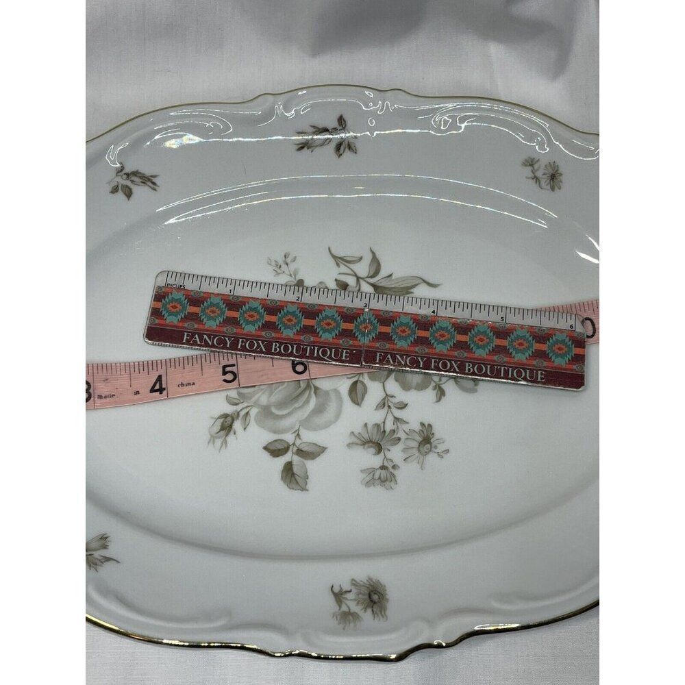 Platter Bavaria Made In Germany Charming Barbara Pattern  Large 15" Mitterteich - Picture 11 of 13